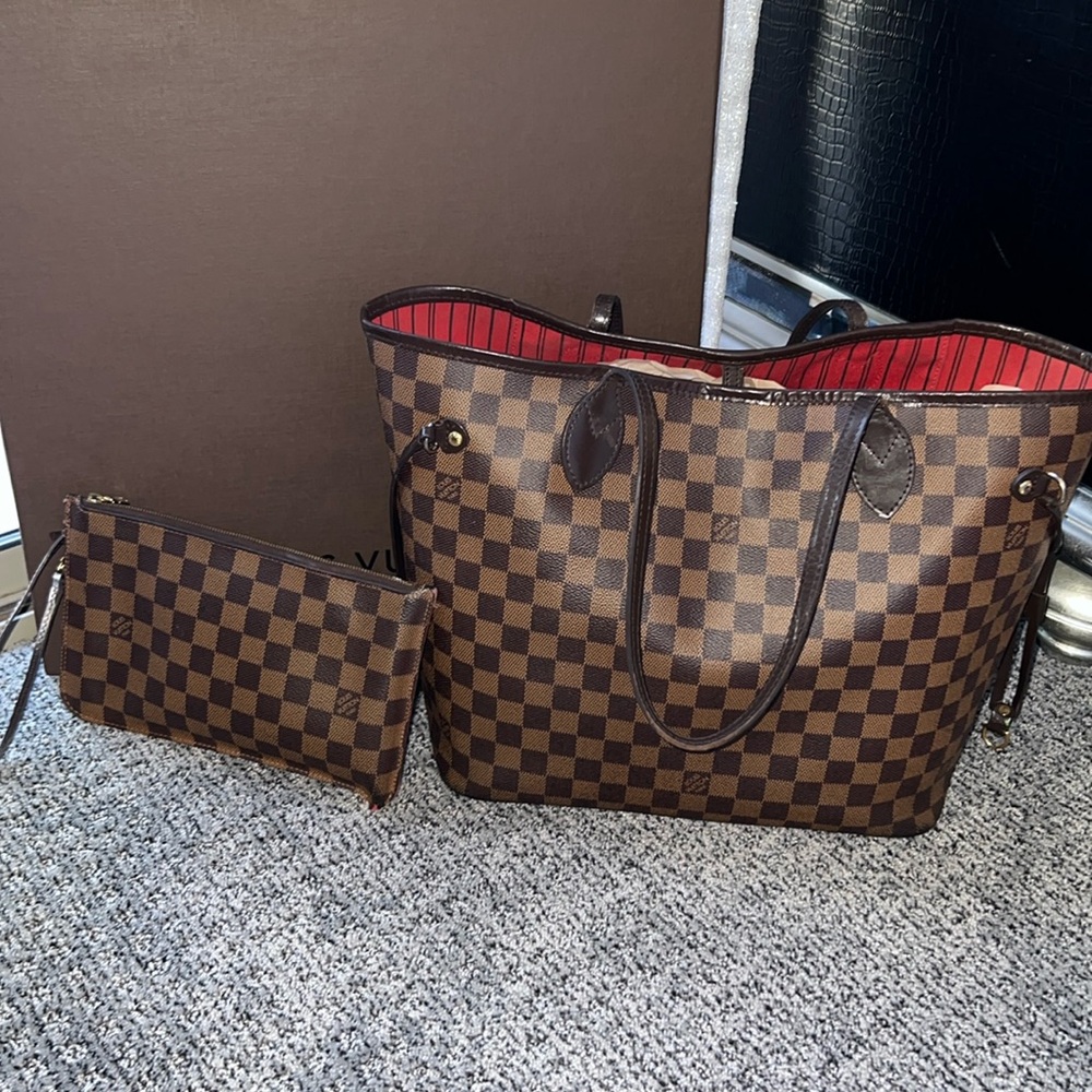 Neverfull MM Damier Louis Vuitton Tote